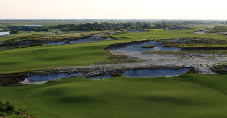 A personal favorite, looking across Blue #6 toward Blue #1